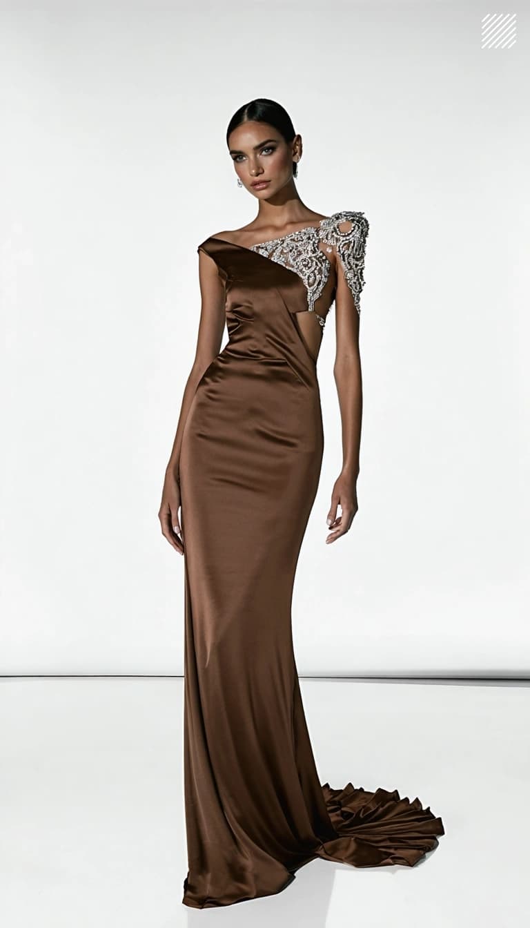 green emerald velvet dress FUTURISTIC SEQUIN DRESS – Arelia's Dream main image 1