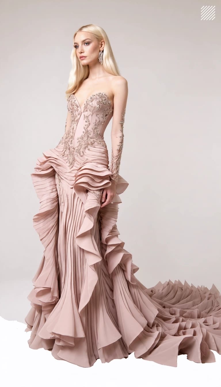 AI-Designed Formal dress  AI Operating System for Fashion