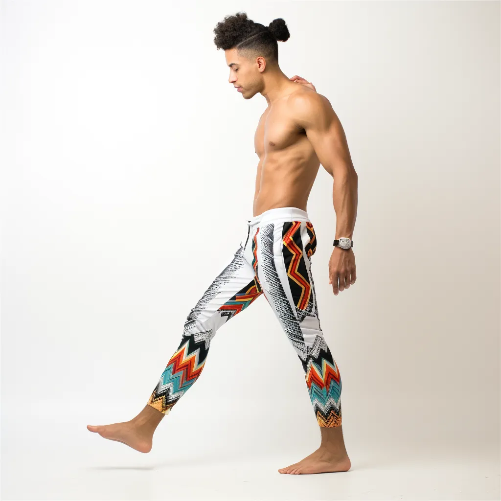 Aztec Stripe Athletic Pants