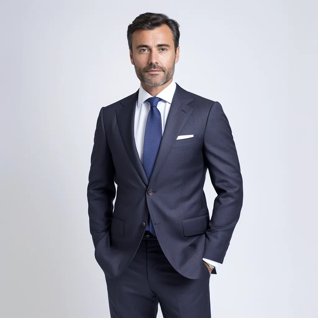 Business Suit in Fine Italian Wool