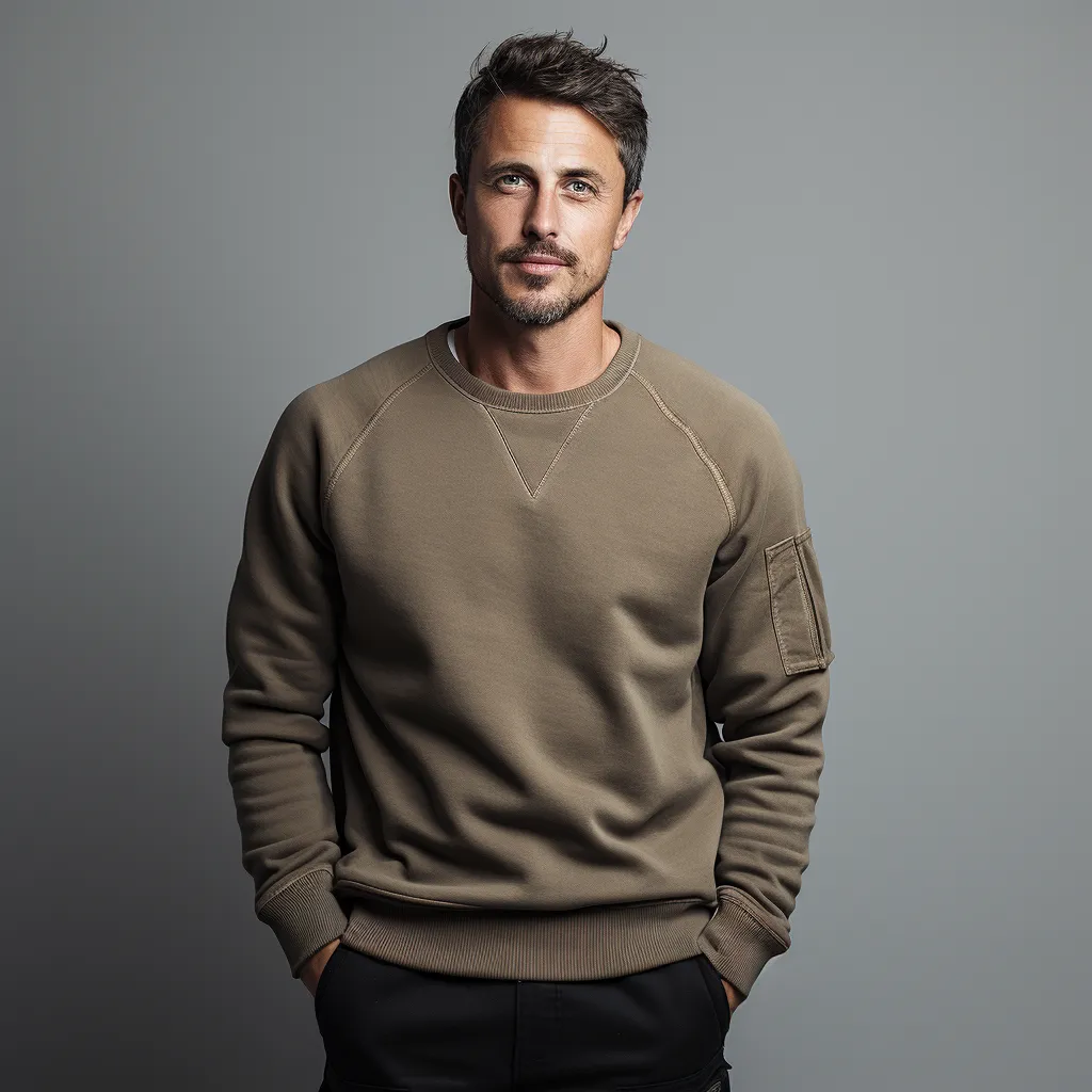 Cashmere Sweatshirt with Accents