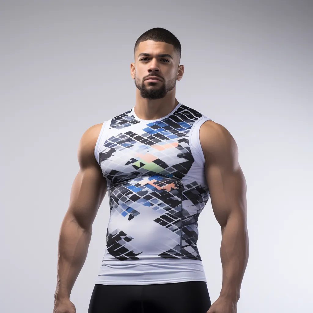 Compression Top with Dynamic Print