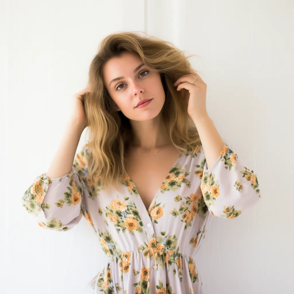 French Provence Floral Chemise