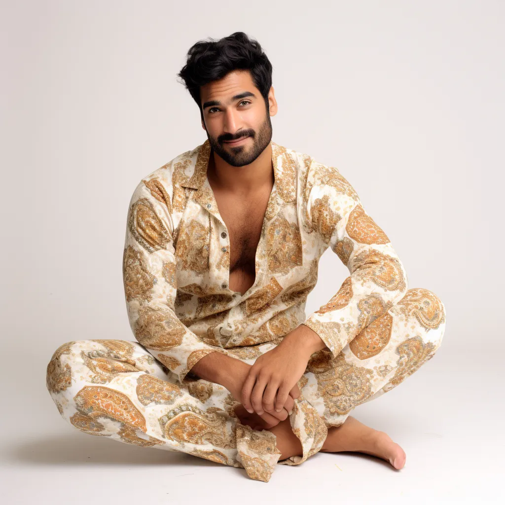 Indian Paisley Print Pajamas