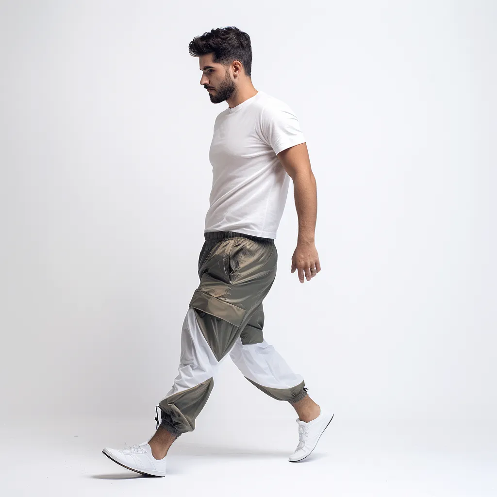 Jogger with Silk Side Panels