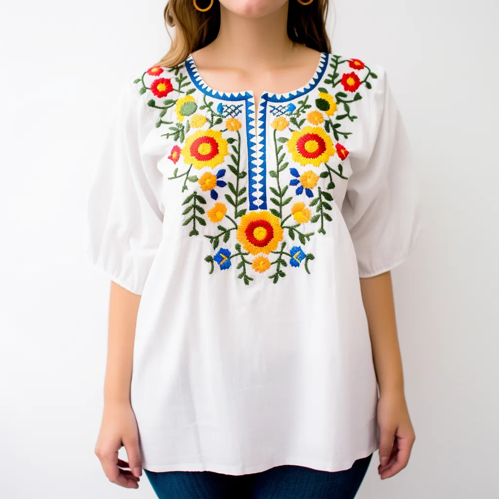 Mexican Embroidered Tunic