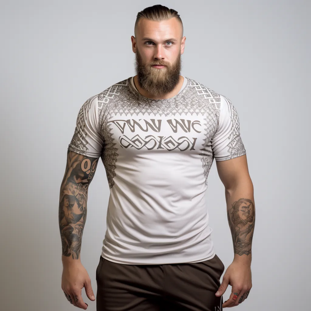 Viking Runes Athletic Shirt